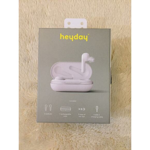 heyday True Wireless Earbuds -Mist White - Picture 1 of 5